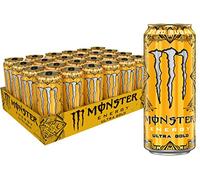 Monster Energy – Bebida energética Ultra Gold sin azúcar – 473 ml (paquete de 24)