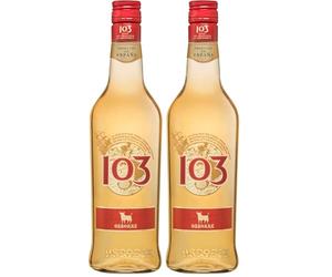 Bebida espirituosa elaborada a base de Brandy de Jerez 103 marca Osborne - 1 botella de 70 cl (Paquete de 2)