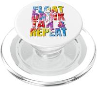Bebida Flotante Tan Repetir Mujeres Verano Vacaciones Playa & Fiesta PopSockets PopGrip para MagSafe