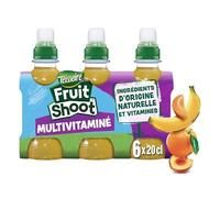 Bebida multivitamínica de 6 x 20 cl - 6 botellas de 20 cl - Bebida de frutas para niños - 1 unidad