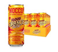 BEBIDA NOCCO BCAA | Naranja Sanguina Del Sol 330 ml | BCAA | 105 mg de cafeína | Bebida energética Buxtrade | Cambiar. Cantidad (12 latas)