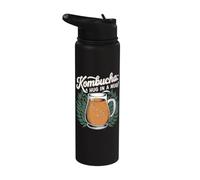 Bebida probiótica de té Kombucha Stainless Steel Insulated Water Bottle