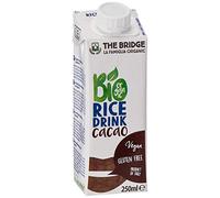 Bebida vegetal de arroz con cacao sin gluten The Bridge 250 ml