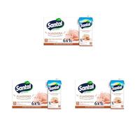 Bebida vegetal Santal Almendra sin azúcar añadido brik 1L - Caja de 6 litros (Paquete de 3)
