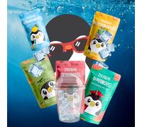 Bebidas Coreanas Ade, Sabores Surtidos de Fresa, Sandía, Limón Azul, mango, melocotón, arándanos, melón, manzana, uva, piña Refresco Kawaii, 230 ml, Pack de 6