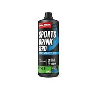 Bebidas deportivas bajas en carbohidratos de Body Attack, bebidas deportivas concentradas, bajas en azúcar y calorías, vegano, Manzana, (1x 1000ml)