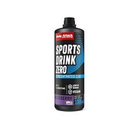 Bebidas deportivas bajas en carbohidratos de Body Attack, bebidas deportivas concentradas, bajas en azúcar y calorías, vegano, arándano, (1x 1000ml)