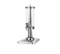 bebidas Dispensador de bebidas con soporte Dispensador de bebidas comercial todo en uno con núcleo de hielo y bandejas de goteo de acero inoxidable jarra de agua(3L)