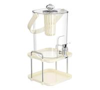bebidas Dispensador de bebidas de plástico, contenedores de jugo for fiesta en casa, dispensadores de bebidas heladas for limonada/refrescos/té jarra de agua