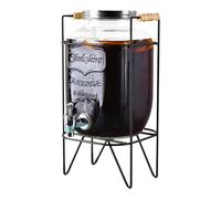 Bebidas Lanzadores | Jarra Dispensador Bebidas a Prueba Fugas 4l | Contenedor Hervidor Frío Transparente | Drink Fountain Design Party Siring Bucket | Soporte Cócteles Para Coci
