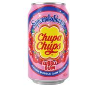 Bebidas Sparkling 345 ml x 24 unidades - Sabores Arándano Ácido, Cola, Chicle de Cereza, Uva, Sandía y Fresa & Nata - Refresco Gaseoso Original Sin Gluten (CHICLE DE CEREZA)