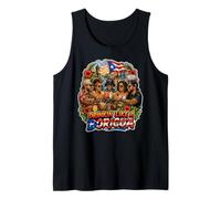 Bebiendo como un Boricua Camiseta sin Mangas