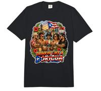 Bebiendo como un Boricua Comfort Colors Adult Heavyweight T-Shirt