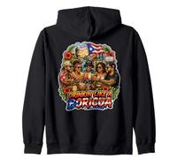Bebiendo como un Boricua Sudadera con Capucha