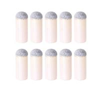 BEBIKR 10 puntas de repuesto para taco de billar, puntas de taco de billar, protector de punta de taco de billar, accesorios de billar, puntas de taco de billar, 13 mm, 11 10