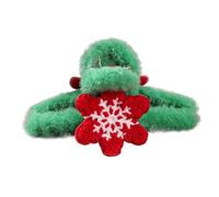 BEBIKR Pinzas para el pelo con diseño de copo de nieve de Navidad, pinzas para el pelo, lindas pinzas para el pelo, lindas pinzas para el pelo para mujeres, lindas pinzas para el cabello Y2k