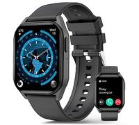 Bebinca Reloj Inteligente Hombre Mujer con Llamada,1,85" Smartwatch con Llamadas Bluetooth y Whatsapp Notificación, SpO2, Monitor de Sueño, IP68 Impermeable para Android iOS(Negro)