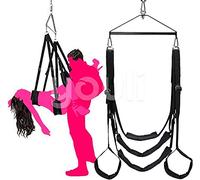 BEBITZ Sex Bondage Kit Juego de Restricciones Techo Sex Swing Sexy Straps Gaming 360 Grados Suspensión Bondage Suspensión Bondage Swing Herramientas de Juego SM para Adultos con Correas sexuales