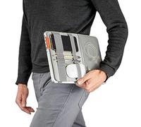 BEBLAU FOLD Organizador portátil acoplable a tus dispositivos | Para oficina, hogar y escuela | Solución para trabajar desde casa | Accesorios para portátiles | Organizador para mochila | GRIS