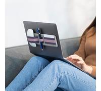 Beblau SHIFT Organizador portátil con adhesivo para portátil, cables, mochilas | Organizador electrónica | Oficina, hogar, colegio | Soporte HD | Accesorios | GRAN REGALO | Reutilizable | ROSA