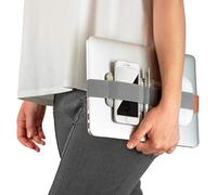 Beblau SLIM Organizador electrónico portátil acoplable a tu portátil y notebook | Organizar la mochila o el escritorio. Oficina, hogar y escuela | Accesorios para portátiles | REGALO PERFECTO | GRIS