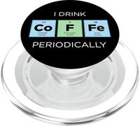 Bebo CAFÉ Tabla periódicamente Periódica Química Ciencias PopSockets PopGrip para MagSafe