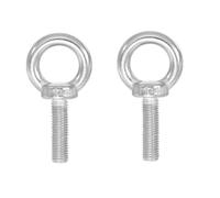 Bebochoi 2 Piezas M14*80 Cancamo, Anillos de Elevación Cancamo, Perno Ojo de Levantamiento de Rosca Macho in 304 Acero Inoxidable, para la Función de Fijar y Colgar Vallas, Toldos, Velas de Sol