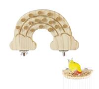 Bebochoi Juguetes Agapornis, Perchas para Pájaros, Perca de Pájaro de Madera Natural, Juguete para Picar para pájaros, Bienestar físico y psicológico de Tus Loros, para Jaulas, Cacatúas