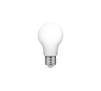 BeBulbs Bombilla LED A60 P06 (E27, 7W, 2700K, blanco mate, regulable) - Cristal efecto porcelana - CRI 95 para colores naturales