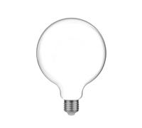 BeBulbs Bombilla LED Globo G125 M05 (E27, 4W, 470 lm, 2700K, cristal blanco opal) - Iluminación suave y homogénea - Filamentos LED de bajo consumo