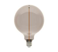 BeBulbs Bombilla LED Globo G125 Magnetic Deco (E27, 2.8W, 90 lm, 1800K, cristal ahumado) - Filamento magnético extraíble - Efecto de iluminación interactivo de gran impacto visual
