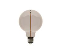 BeBulbs Bombilla LED Globo G95 Magnetic Deco (E27, 2,2 W, 60 lm, 1800 K, cristal ahumado) - Filamento magnético desmontable - Efectos de iluminación dinámicos y decorativos