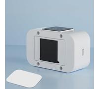 Bebykilemi 400/1500 mAh Bienvenido para sensor de puerta tienda Greeter Voice Prompter Ding Dong Timbre (blanco 400 mAH)