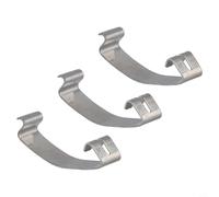 Bebykilemi Abrazadera de acero inoxidable para filtro de aire del motor, abrazadera de resorte de caja de aire, soporte de retención compatible con modelos E32 E34 E38 E39 E46 E53 E60 E63 (3 unidades)