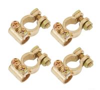 Bebykilemi Abrazaderas de conector de batería de 12 V, terminales de latón de liberación rápida, fuerte conexión segura, alta conductividad, compatibles con coches, furgonetas, autocaravanas y barcos