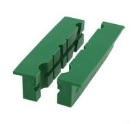 Bebykilemi Almohadillas protectoras magnéticas de mordaza de banco para herramientas de trabajo de metal, cojín de goma, accesorios de prensa de taladro (5 pulgadas, verde B)