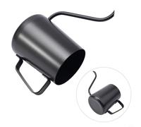 Bebykilemi Cafetera de acero inoxidable para verter sobre cafetera, hervidor de cuello de cisne, cafetera de goteo manual para preparación casera o camping, pequeña para hervidor barista con boquilla