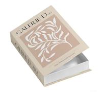 Bebykilemi Caja de almacenamiento para decoración del hogar con un compartimento discreto para organizar artículos esenciales, mejorar la estética del espacio de trabajo o vida (805-2A51)