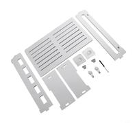 Bebykilemi Caja de almacenamiento para enrutador WiFi montada en la pared con gestión de cables, estante de pared de plástico, organizador de dispositivos multimedia compatible con sala de estar