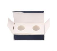 Bebykilemi Caja de cartón de almacenamiento para colección de monedas, con 12 compartimentos de diferentes tamaños, para protección de monedas de sellos, álbum de coleccionista (25 mm)