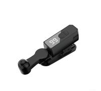 Bebykilemi Clicker automático recargable para transmisiones en vivo, velocidad ajustable de 9 a 99 segundos, 6 horas de duración de la batería, dispositivo portátil para pantalla de teléfono (negro)