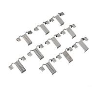 Bebykilemi Clips de acero inoxidable para marcos de paneles solares, drenaje eficiente de agua, evita la acumulación de agua para una generación mejorada, paquete de 10 (35 mm)