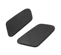 Bebykilemi Cubierta de boquilla de arandela de faro para C8 2002 Up parachoques delantero OEM 6438K7 ABS negro paquete de 2 instalación rápida para limpieza de vehículos