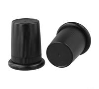 Bebykilemi Elevadores de cama ajustables de 76 a 125 mm, antideslizantes, elevadores de sofá resistentes para uso doméstico, compatibles con camas, sofás, mesas, sillas, 2P (negro)