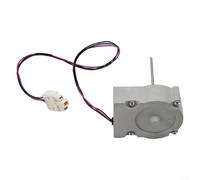 Bebykilemi Evaporador de motor de ventilador de refrigerador de 13 V CC, pieza de repuesto 4681JB1027A, compatible con varios modelos de puerta doble, construcción de plástico gris, tamaño 7,5 x 6 cm