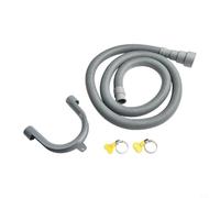 Bebykilemi Extensión de manguera de drenaje para lavadora, 0,5 m, polipropileno, flexible, con extensión de tubo de residuos de lavavajillas, manguera de salida duradera para electrodomésticos de