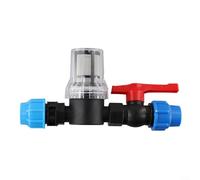 Bebykilemi Filtro para riego por goteo con diseño fácil de limpiar y conector rápido para jardines (25 mm)