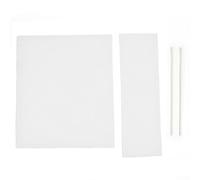 Bebykilemi Funda de repuesto para silla de directores, kit de fundas de asiento de lona para asiento plegable portátil, silla de maquillaje, hogar, jardín, accesorios al aire libre (blanco)