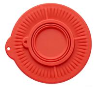 Bebykilemi Funda protectora de silicona para cuencos mezcladores de 4.5 a 5 cuartos de galón, tapa segura resistente a derrames con cuenco plegable, apta para lavavajillas, se adapta a acero