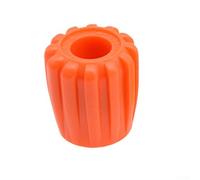 Bebykilemi Interruptor de control de cilindro de plástico ABS para válvula reductora de presión de tanque de buceo con marcas de dirección de cierre abierto transparente (naranja-corto)